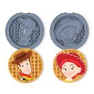 Placas para Máquina de Waffles DASH Toy Story Woody e Jessie 10 cm - Kit com 2