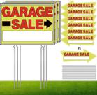 Placas para Venda de Garagem SCNWQ, kit com 9 peças, estacas metálicas impermeáveis