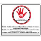 Placas Proibido Vender Bebida Alcoolica Para Menores 18 Anos