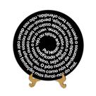 Placas Religiosas com apoio de mesa Menino Jesus Sagrada Família Nossa Senhora Efeito 3D 20cm