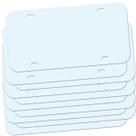 Placas SimpleE Signage 30x15cm em plástico branco (pacote com 10) Placas SimpleE Signage 30x15cm em plástico branco (pacote com 10)