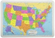 Placemat Painless Learning USA Map Large Laminated