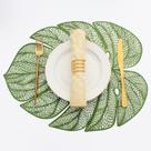 Placemats Evevda Green Leaf, conjunto de 6 vinis verdes