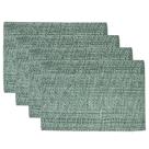Placemats Sweet Home Collection 100% algodão 10x19cm verde claro