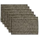 Placemats Sweet Home Collection 100% algodão 33x48cm, conjunto de 6