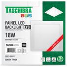 Plaf.Led Tasch.Lys Emb.Qd.18W 6500K 22Cm