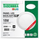 Plaf.Led Tasch.Lys Emb.Rd.18W 6500K 22Cm