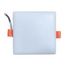 Plafon 12w Sobrepor Embutir Quad 2x1 Borda Infinita 6500k