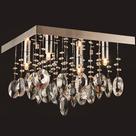 Plafon 30x30 Cristais Champagne (6 Lamp G9) Syf1612/6d300cl Adn