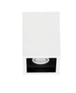 Plafon ar111 simples quadrado recuado boxit branco 16,5x16,5x13cm