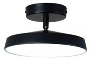 Plafon / Arandela Multi Temp De Cor (d)23cm (a)11cm Hevvy 127/220v Preto Plafon / Arandela Multi Temp De Cor (d)23cm (a)11cm Hevvy 127/220v Preto
