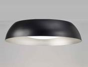 Plafon argenta metal preto 18w 3000k