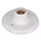 Plafon Bocal Soquete Cerâmica Sobrepor Branco E-27 Plafon Bocal Soquete Cerâmica Sobrepor Branco E-27
