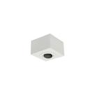 Plafon Box Branco Quadrado 12cm para 1 Lâmpada Dicróica Bonin