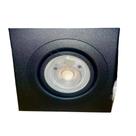 Plafon Box Quadrado Preto Led Par20 Lâmpada 3000k 110v/220v