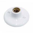 Plafon Branco com Soquete de Porcelana - 02080009-01 - TASCHIBRA