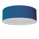 Plafon Cilíndrico Duplo Vivare Md-3037 Cúpula em Tecido 60x25cm - Bivolt