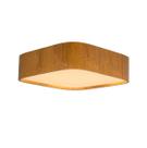 Plafon Classic Lar Lamé 1183 Quadrado 55cm Madeira