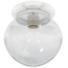 Plafon Colonial Chapa Branco Globo Incolor 10x20 Retrô
