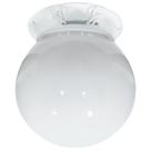Plafon Colonial Chapa Branco Globo Leitoso 10x20 Retrô