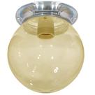 Plafon Colonial Chapa Natural Globo Ambar 10x20 Retrô