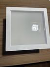 Plafon concinco embutir quadrado branco - para 2 lâmpadas até 20w
