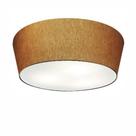 Plafon Cone Md-3004 Cúpula em Tecido 15/50x40cm Palha - Bivolt Plafon Cone Md-3004 Cúpula em Tecido 15/50x40cm Palha - Bivolt