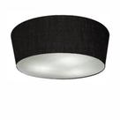 Plafon Cone Md-3004 Cúpula em Tecido 15/50x40cm Preto - Bivolt Plafon Cone Md-3004 Cúpula em Tecido 15/50x40cm Preto - Bivolt