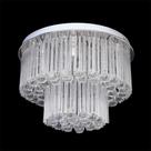 Plafon Cristal 50cm 6E14 Led 6500K Bivolt