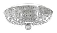 Plafon de Cristal Legitimo Redondo 30cm Sala Quarto Corredor Living Loft