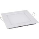 Plafon de embutir LED Taschibra Quadrado, 3 Watts, Luz Amarela 3000K