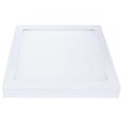 Plafon de led quadrado sobrepor 18w 3000k branco quente bivolt galaxy