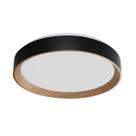Plafon de LED Sobrepor Redondo Preto 30W Luz Ajustavel 3 Tons Bivolt 110V/220V Plafon de LED Sobrepor Redondo Preto 30W Luz Ajustavel 3 Tons Bivolt 110V/220V