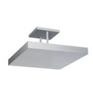 Plafon de luz indireta sobrepor para 4 lâmpadas e27 40cmx40cm branco st3083