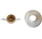 Plafon de Plástico com Bocal em Porcelana E-27 - Foxlux
