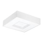Plafon de sobrepor cherry quadrado 320x320mm 4 e27 branco metal e acrilico 4540/32bt-usina