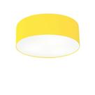 Plafon de Sobrepor Cilíndrico SP-3046 Cúpula Cor Amarelo