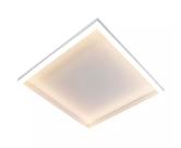 Plafon de sobrepor led cadre quadrado 3.000k 28w bivolt 40x40 cm aluminío branco 2089 - SL IMPORT