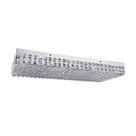 Plafon de Sobrepor Retangular Cristal