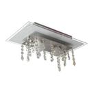 Plafon de Vidro com Cristal para 02 Lâmpadas - Branco Plafon de Vidro com Cristal para 02 Lâmpadas - Branco