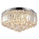Plafon de Vidro Kri 24cmx40cm Bella Iluminação Plafon de Vidro Kri 24cmx40cm Bella Iluminação