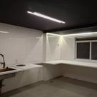 Plafon Duplo 1 Metro Arandela Led Luz Direta Duo BRANCO 110v e 220v