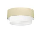 Plafon Duplo Cilíndrico Vivare Md-3017 Cúpula em Tecido 50x40cm - Bivolt