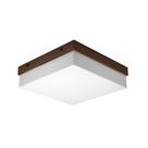 Plafon em Madeira e Acrílico 20X20cm 2X E27 - ADM - ADM286