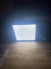 Plafon embutir quadrado 25w alum led painel 29cm - preto