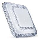 Plafon estrelado multicor de Sobrepor Quadrado 34X34 24W