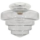 Plafon Fashion Retro Branco Drops Escada Boca 10 Incolor
