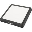Plafon Fita Led Tramontina Quadrado De Sobrepor Preto 18 W 3000 K 1250 Lm Luz Amarela