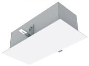 Plafon G-light Retangular Embutir 22cm 1 Lamp. E27 - Branco