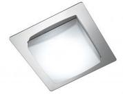 Plafon Infinity 1XE27 21X21cm aro espelhado